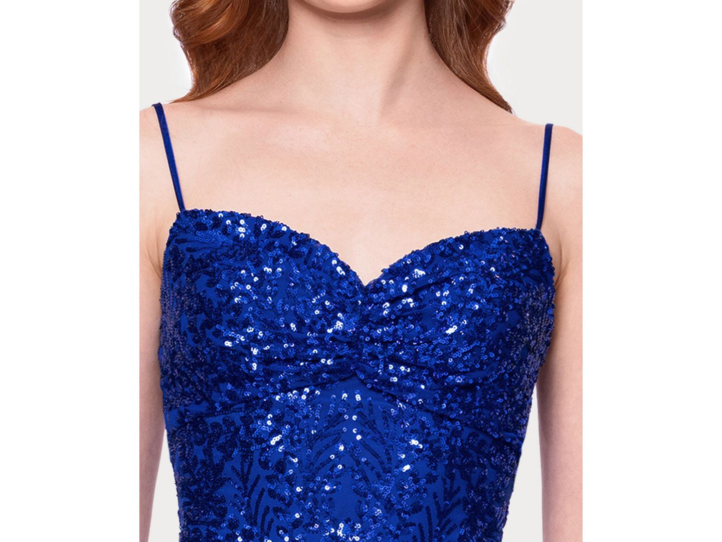 Женское платье Blondie Nites Juniors' Sequin Sweetheart Homecoming, цвет: Королевский синий — фото 4