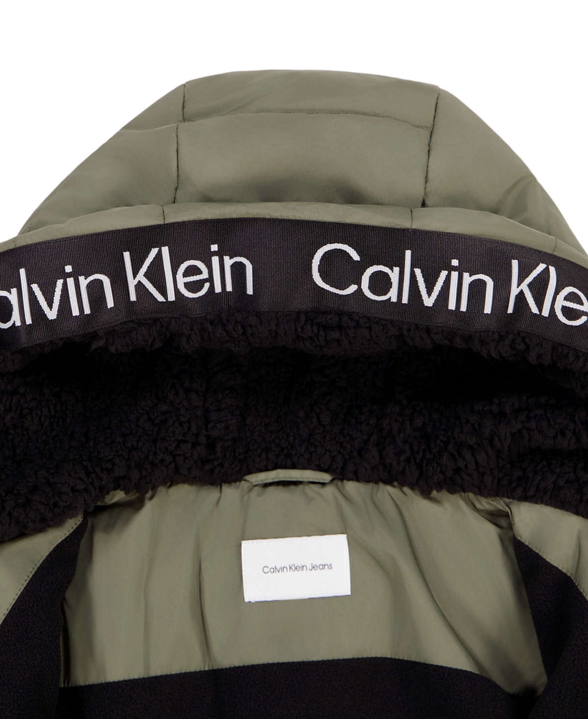 Calvin Klein Boys' 4-7 Relaxed-Fit Long-Sleeve Puffer Jacket