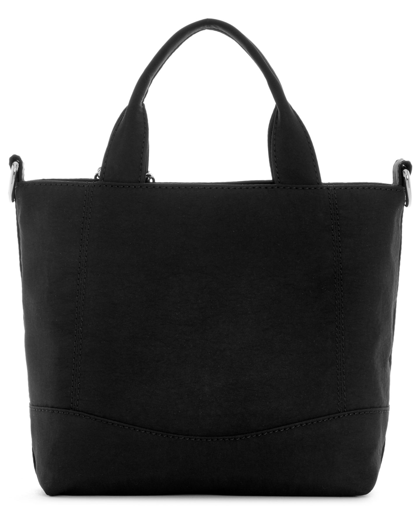 Женская сумка GUESS Sasha Small Heart Charm Tote Handbag, цвет: Чёрный — фото 2
