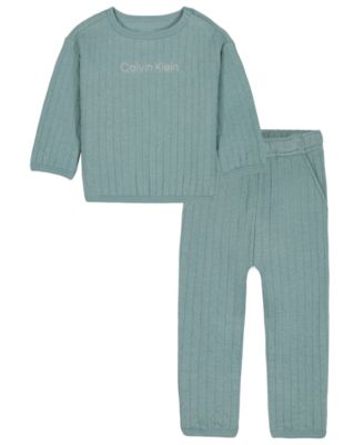 Baby Boys' Long-Sleeve Top and Pants, 2-Piece Set