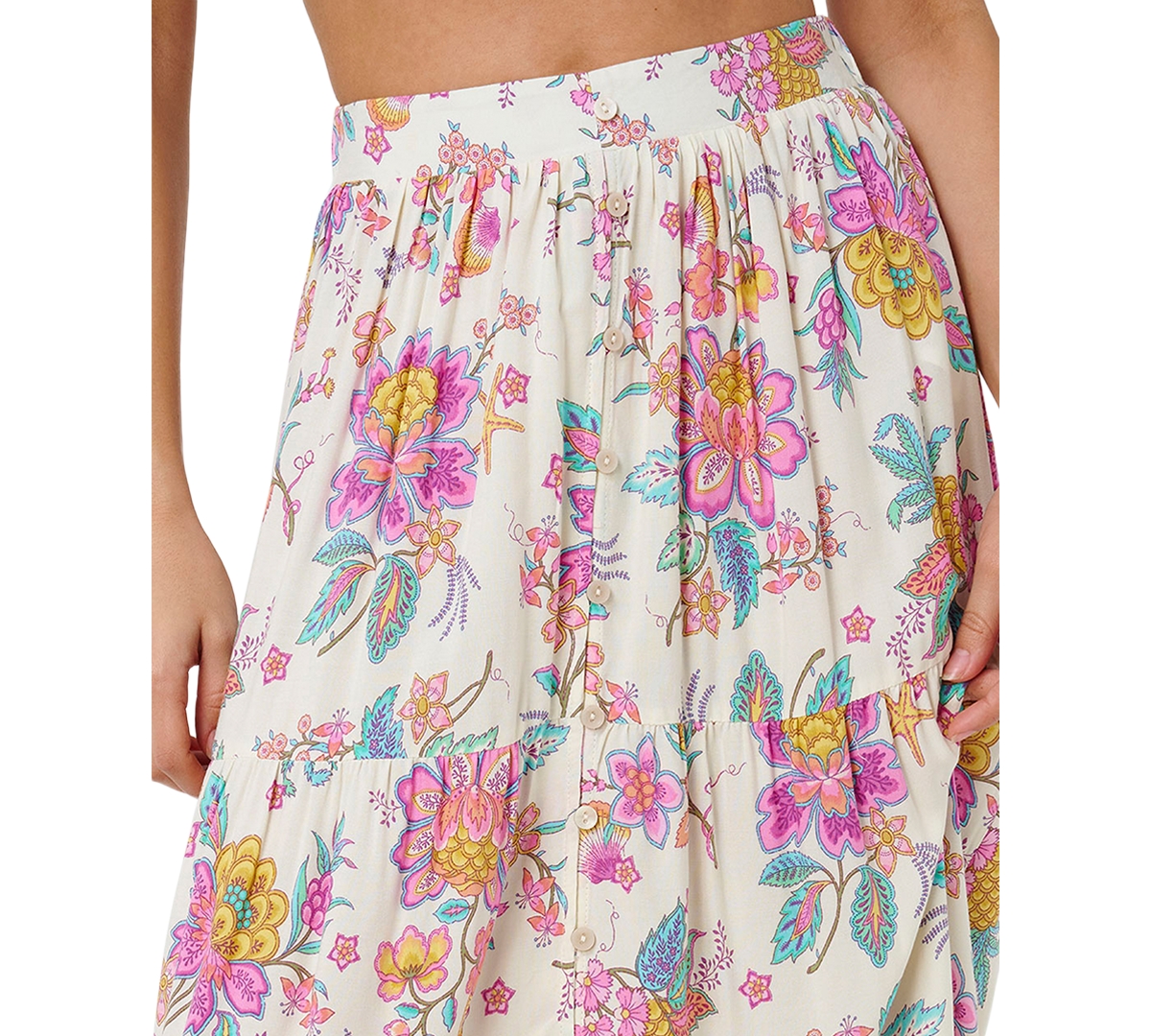 Rip Curl Women's Half Moon Bay Button Through Maxi Skirt