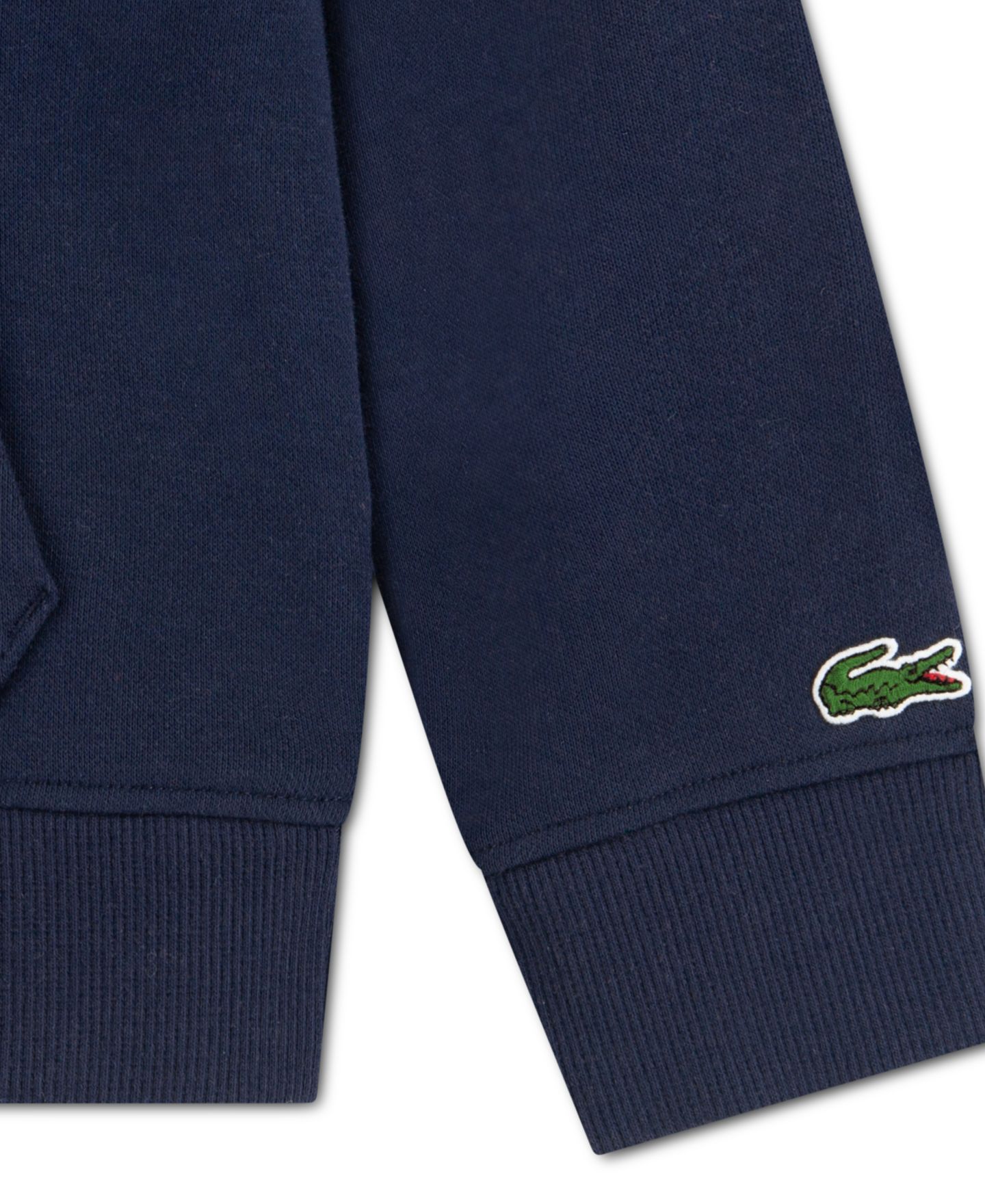 Худи Lacoste Long-Sleeve Chenille Patch для мальчиков, цвет: Морской — фото 4