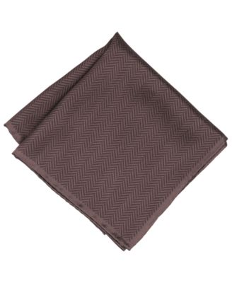 Men's Herringbone Pocket Square Tie