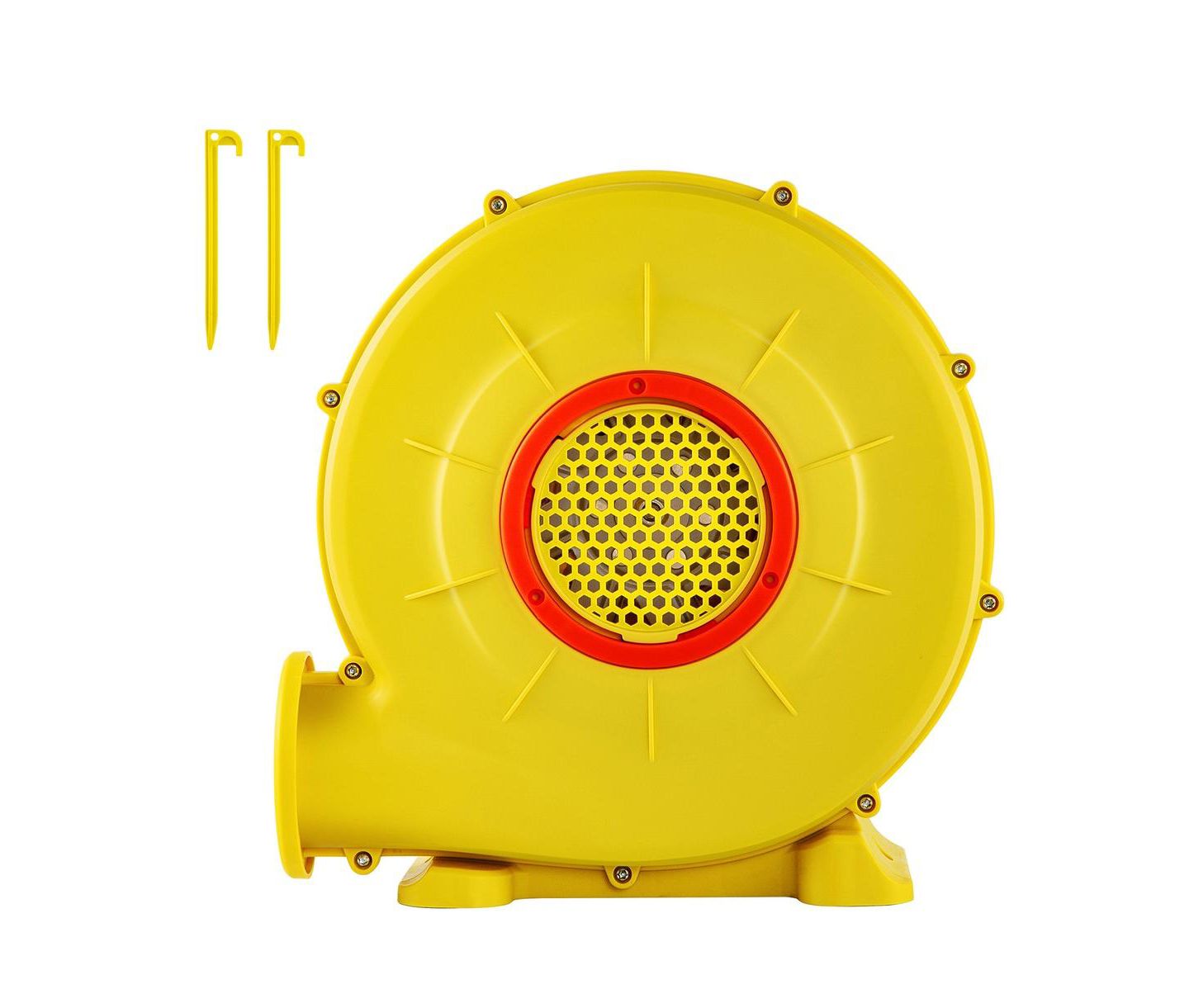Детские игрушки SUGIFT 450W Inflatable Bounce House Blower Pump Fan with 1750Pa Wind Pressure, цвет: Жёлтый — фото 1