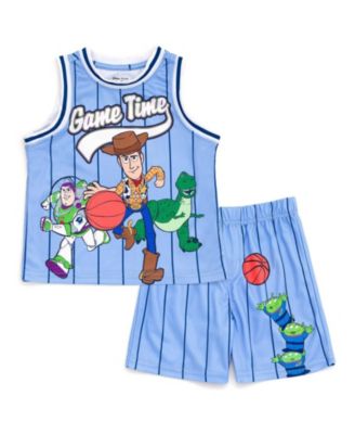 Mickey Mouse Kids & Baby Lightning McQueen Boys Athletic 2-Piece Tank Top and Shorts Set