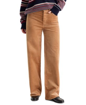 Women's Vintage Corduroy High-Rise Relaxed Wide-Leg Jeans