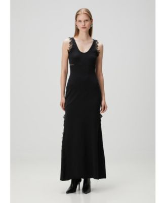 Women's Cotton Long Fitted Dress