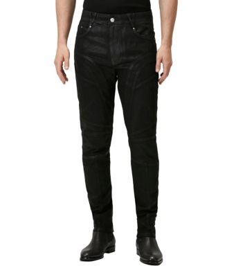 Men's Shiny Coated Denim Pant