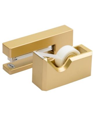 Desk Stapler and Tape Dispenser Set Sturdy Office Supplies