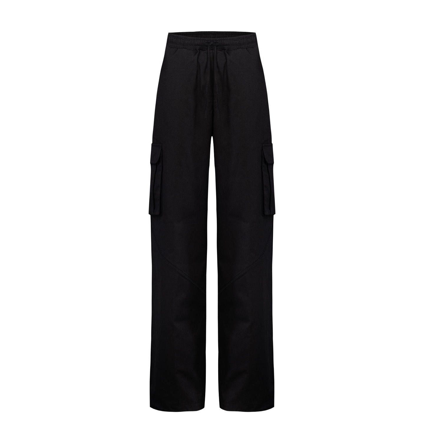 Мужские брюки PCFG Unisex Stretch Cotton-Blend Cargo, цвет: Чёрный — фото 5