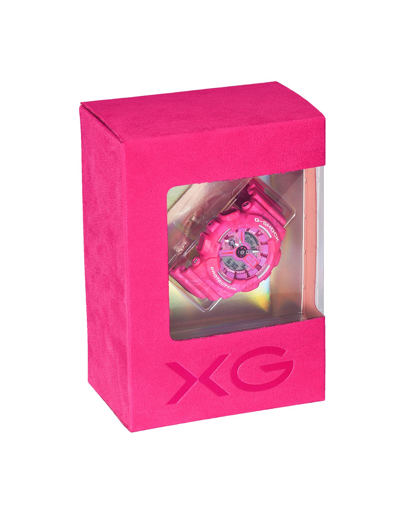 Женские часы G-Shock Japanese Quartz Pink Resin XG Limited Edition Watch 45.9mm — фото 4