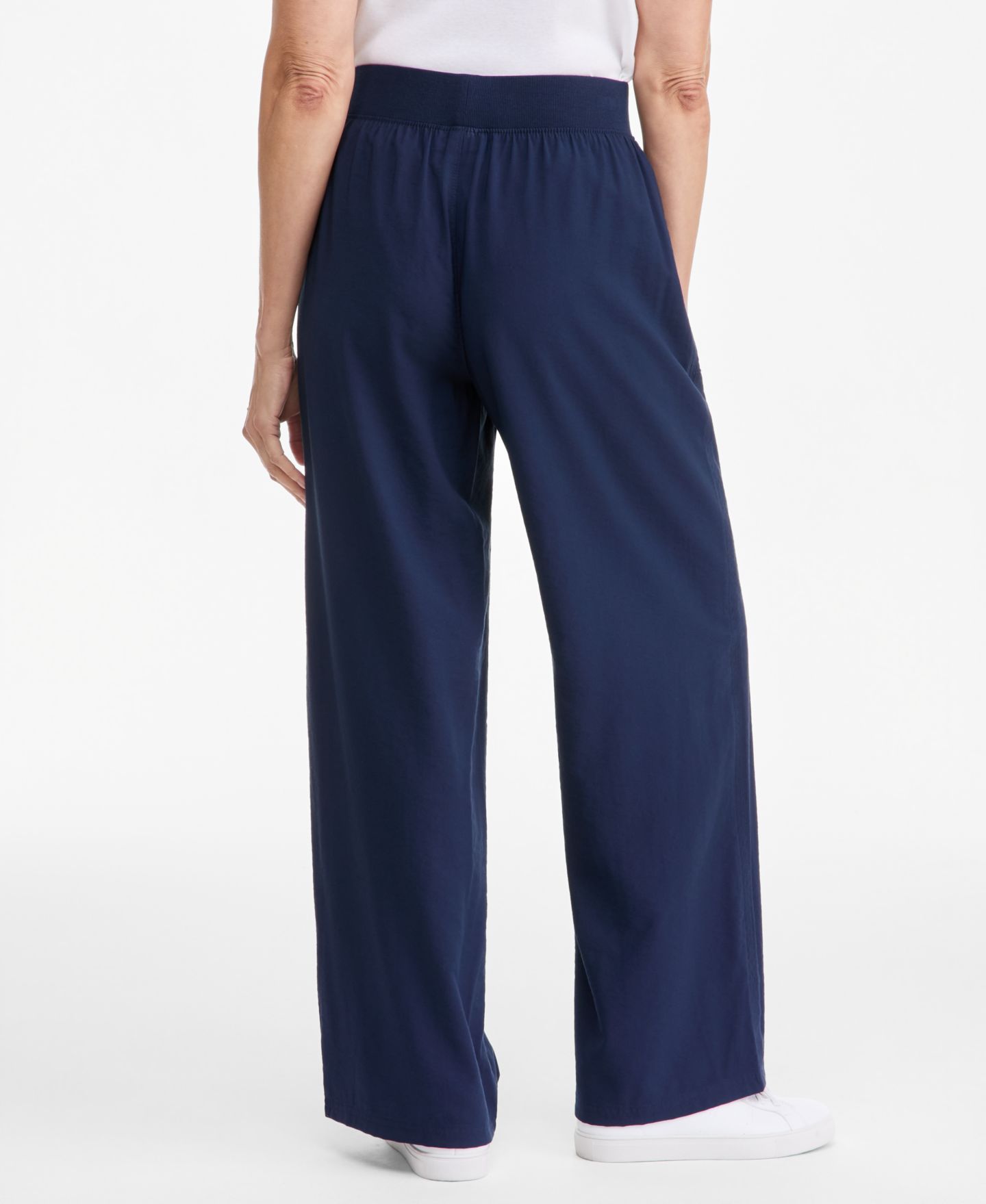 Женские брюки Style & Co Petite High-Rise Wide-Leg Pull-On, цвет: Синий — фото 3