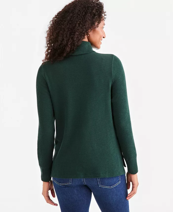 Women's Long-Sleeve Thermal Turtleneck Top - thumbnail 7