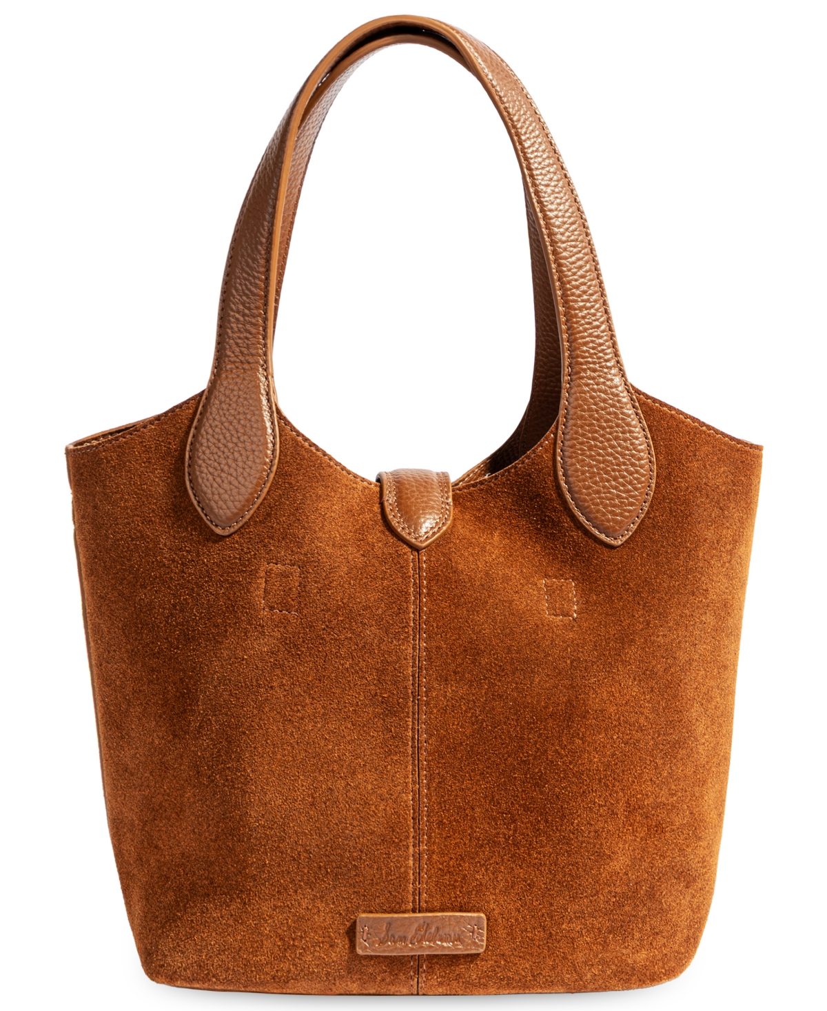 Sam Edelman Lucy Signature Buckle Small Bucket Handbag