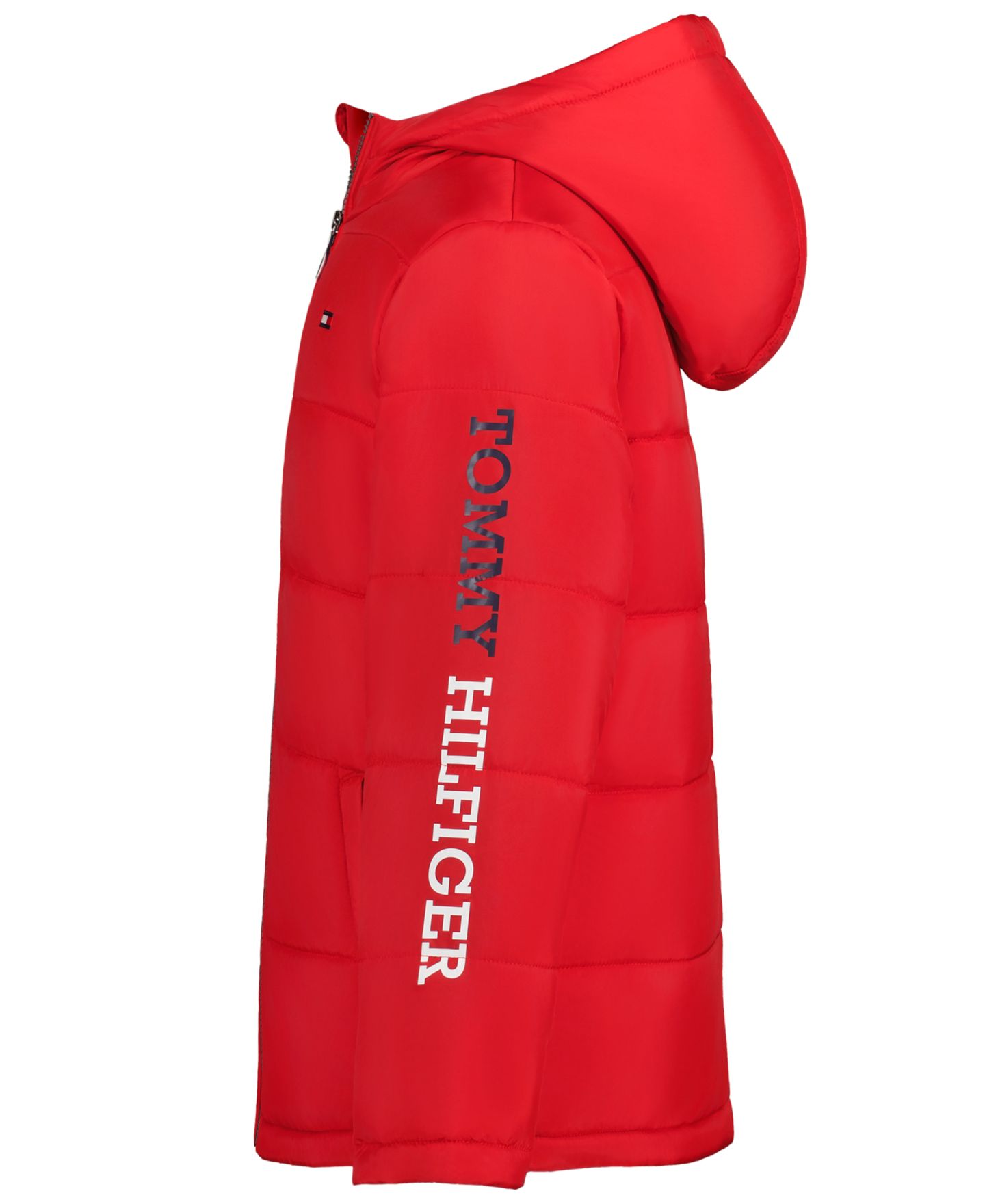 Куртка Tommy Hilfiger Logo Puffer для мальчиков, цвет: Чёрный — фото 8