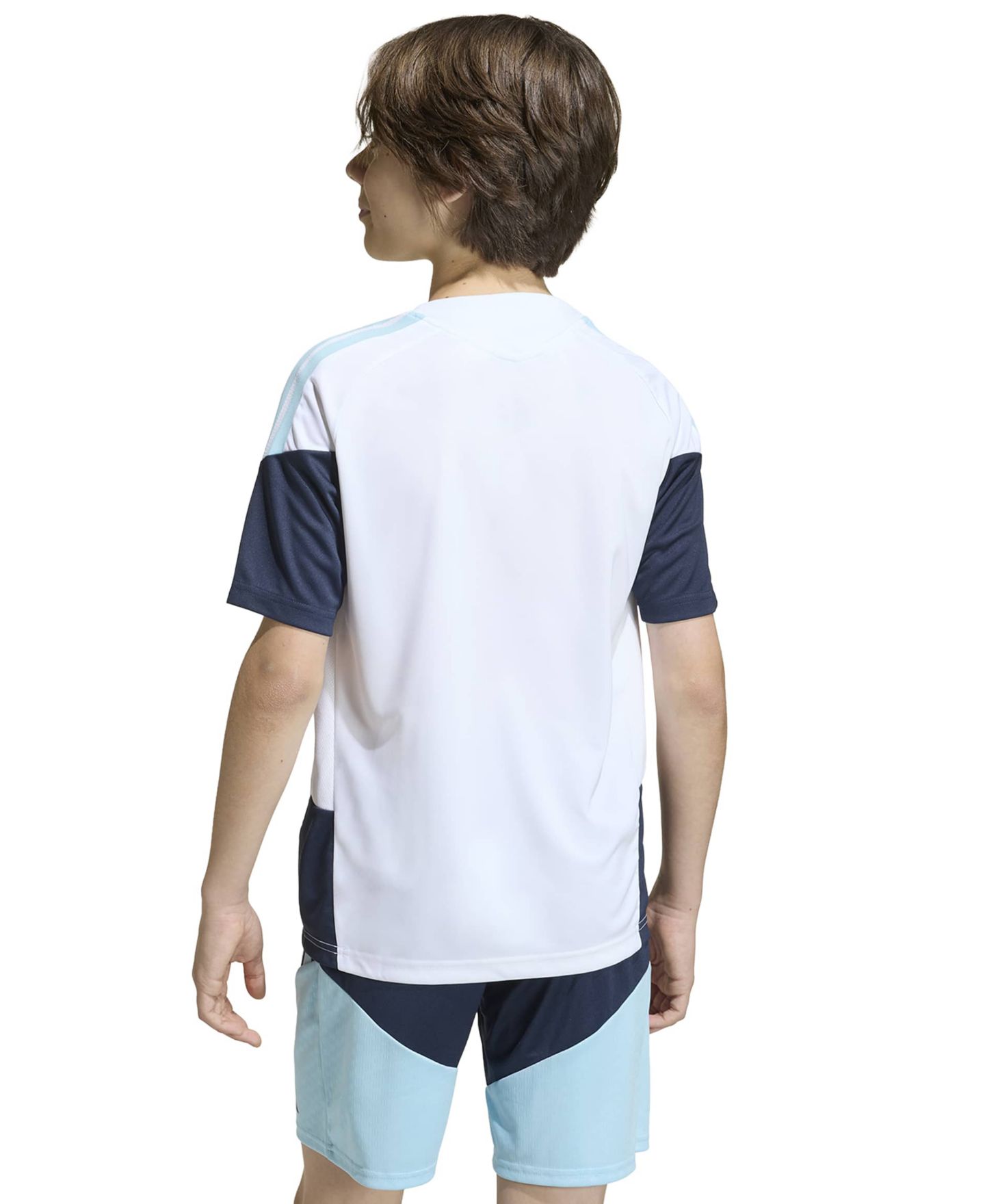Футболка adidas Argentina 26 Tiro Short-Sleeve Training T-Shirt для мальчиков, цвет: Белый — фото 5