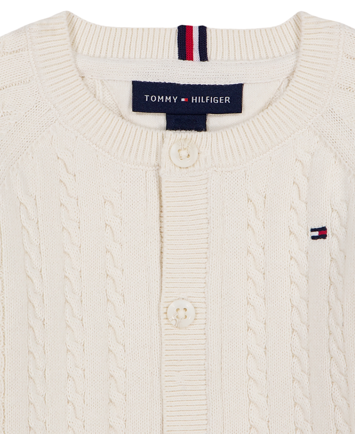 Tommy Hilfiger Baby Boys' Long-Sleeve Cardigan and Pants with Hat, 2-Piece Set