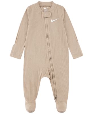 Baby Boys' and Baby Girls' Ribbed Viscose Footed Coverall