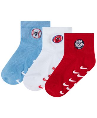 Toddler Boys' 6M-4T Multisport Waffle Gripper, 3-Pack