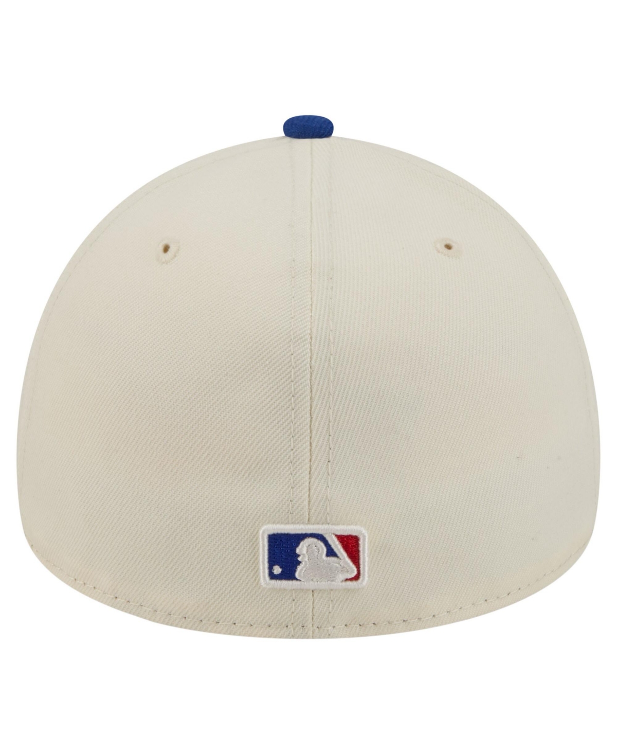 New Era Men's Cream Chicago Cubs Chrome A-Frame 59FORTY Fitted Hat