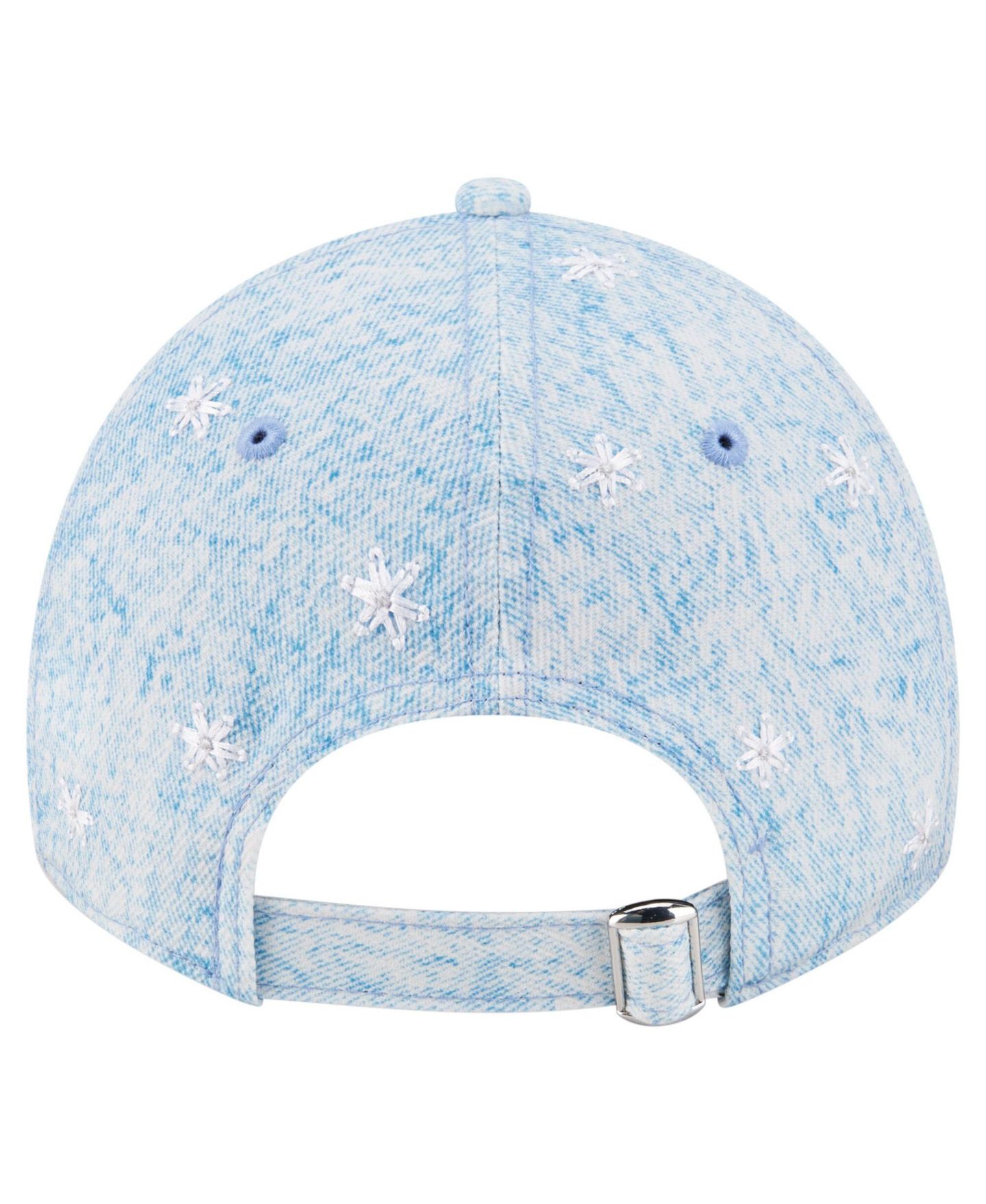 Женская кепка New Era Light Blue Chicago White Sox Daisy All Over 9TWENTY Adjustable Hat — фото 4