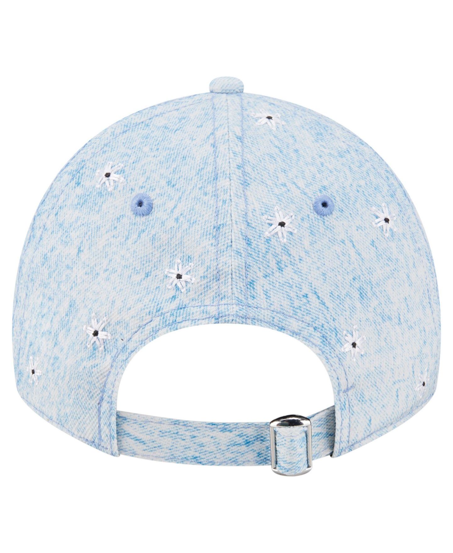 Женская кепка New Era Light Blue Pittsburgh Pirates Daisy All Over 9TWENTY Adjustable Hat — фото 3