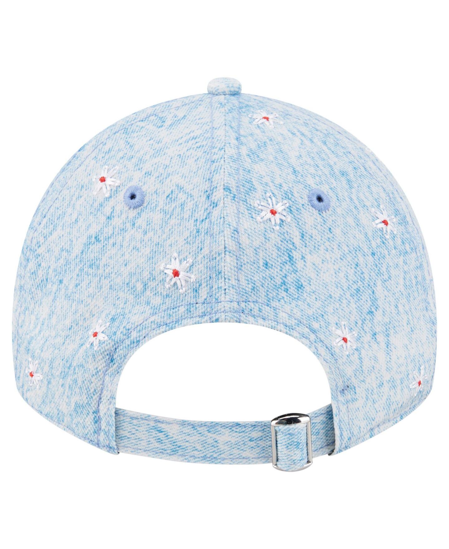 Женская кепка New Era Light Blue Texas Rangers Daisy All Over 9TWENTY Adjustable Hat — фото 3