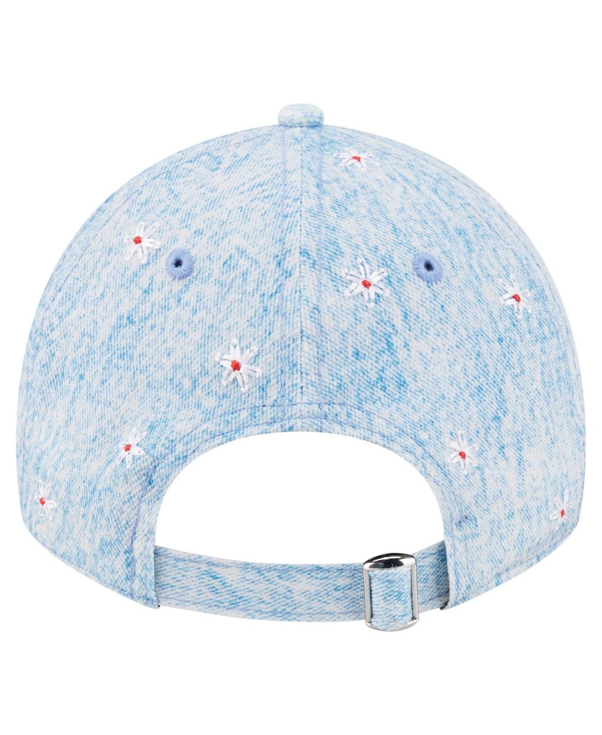 New Era Women's Light Blue Texas Rangers Daisy All Over 9TWENTY Adjustable Hat