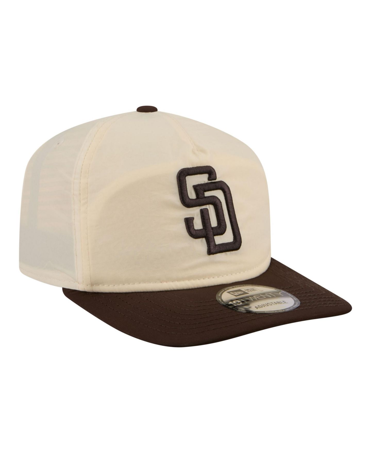 Мужская кепка New Era Cream/Brown San Diego Padres Everyday 19TWENTY Adjustable Hat — фото 5