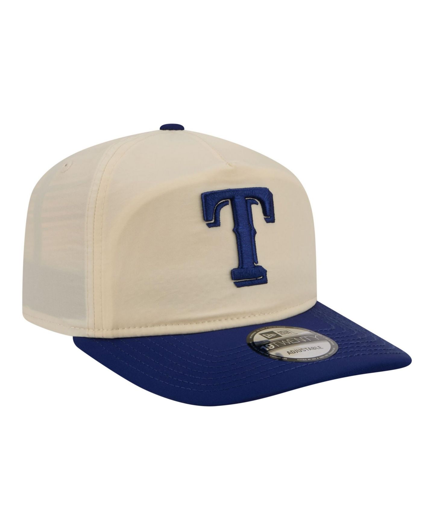 Мужская кепка New Era Cream/Royal Texas Rangers Everyday 19TWENTY Adjustable Hat — фото 2