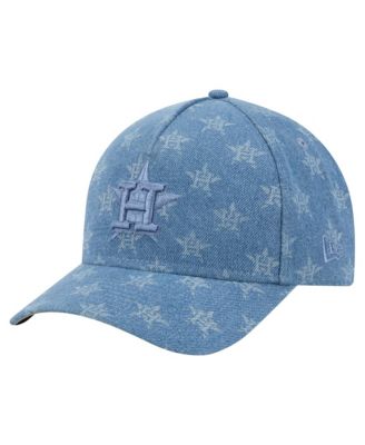 Men's and Women's Denim Houston Astros A-Frame 9FORTY Adjustable Hat