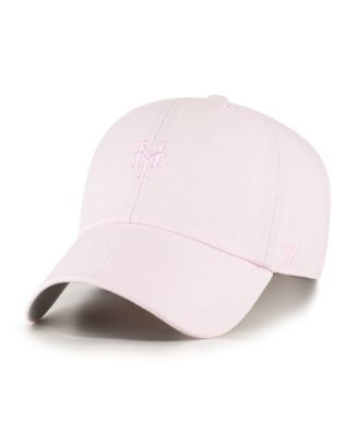 Men's and Women's Light Pink New York Mets Pastel Clean Up Adjustable Hat