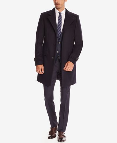 BOSS Men's Stand Collar Car Coat