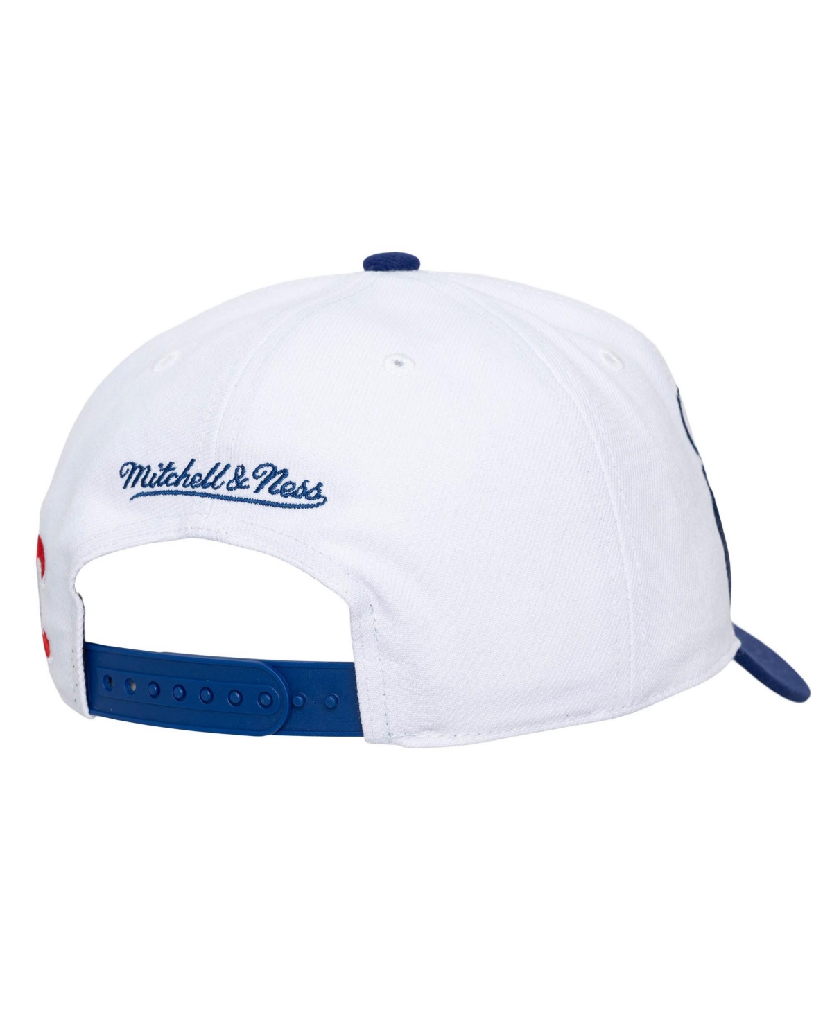 Mitchell & Ness Men's and Women's White, Royal Chicago Cubs Xl Script Pro Crown Adjustable Hat
