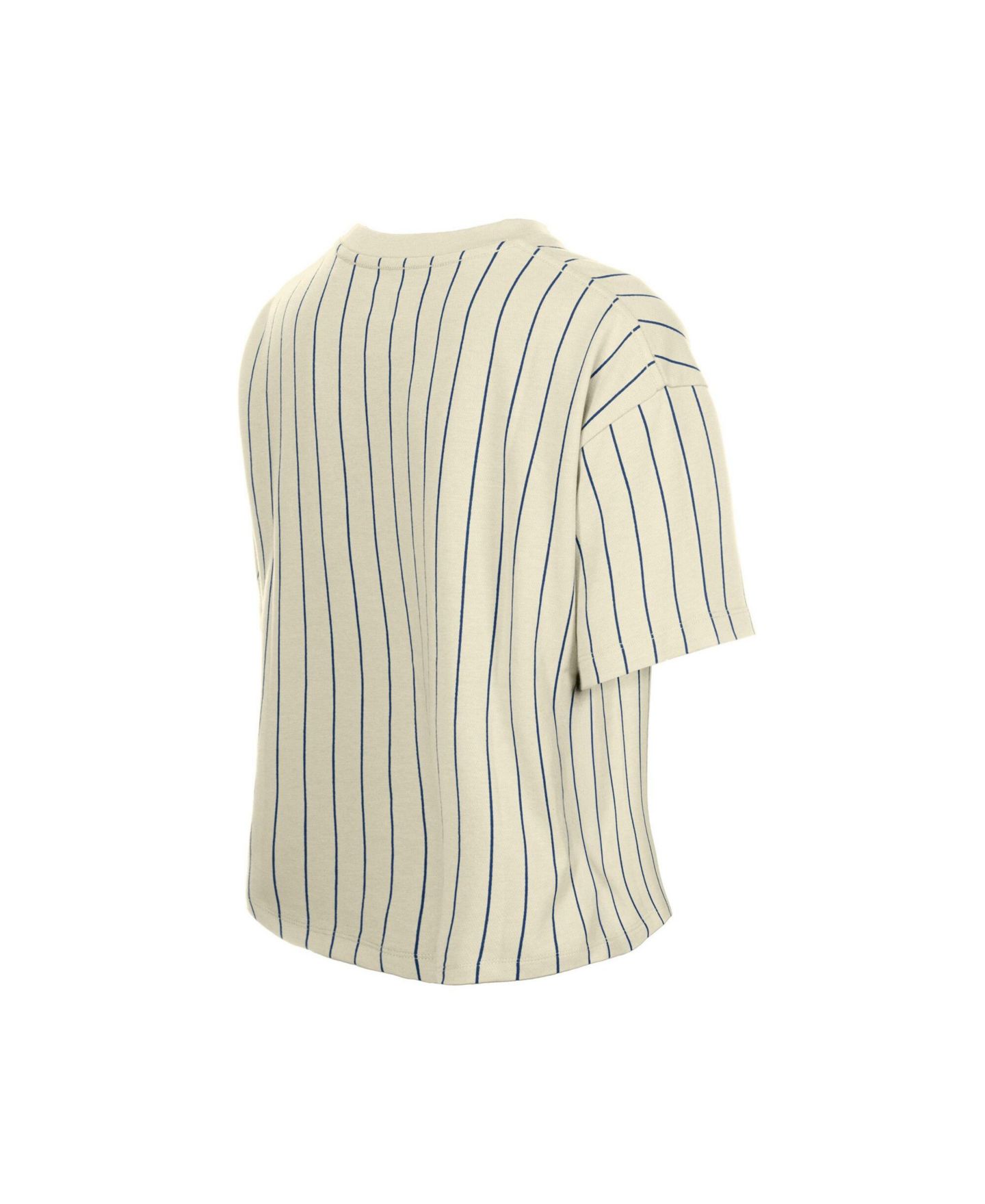 Женская футболка New Era Cream Team USA LA 2028 Summer Olympics Mesh Back Pinstripe Boxy — фото 2