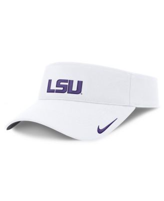 Men's and Women's White LSU Tigers 2026 On-Field Ace Adjustable Visor Hat