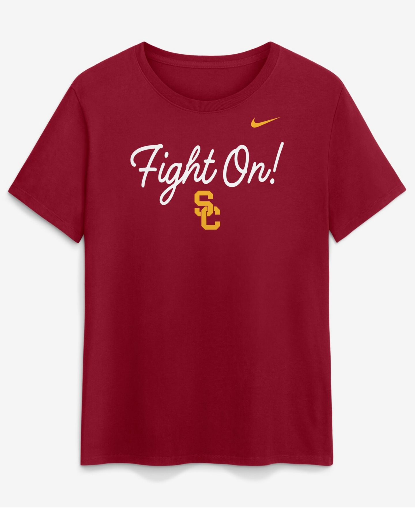 Женская футболка Nike Cardinal USC Trojans Script Mantra Logo — фото 2