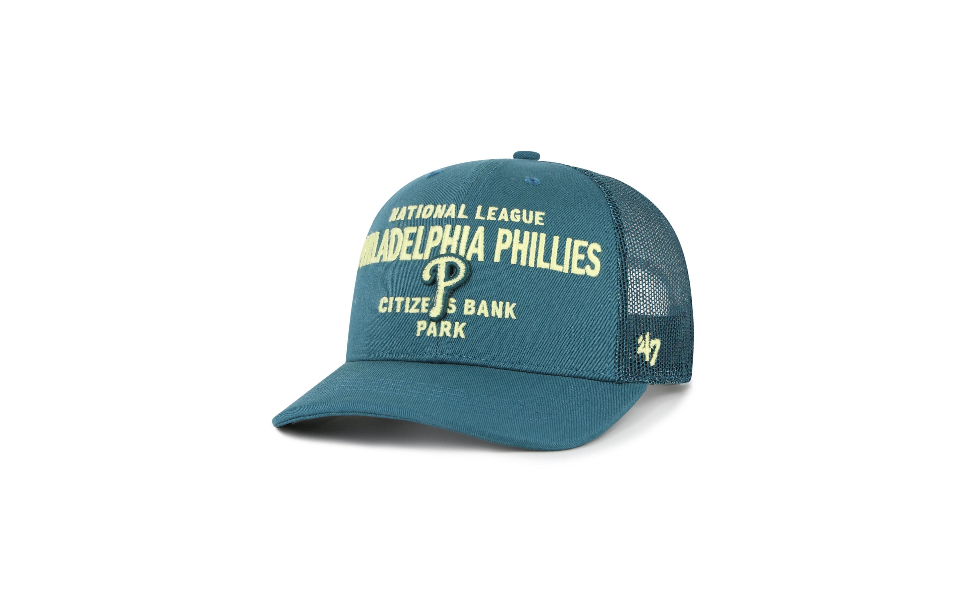 '47 Brand Men's Teal Philadelphia Phillies Contemporary Hitch Adjustable Trucker Hat