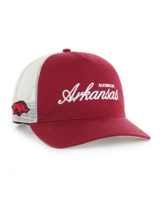 Men's and Women's Cardinal Arkansas Razorbacks Contemporary Basics Foundation Trucker Hitch Adjustable Hat
