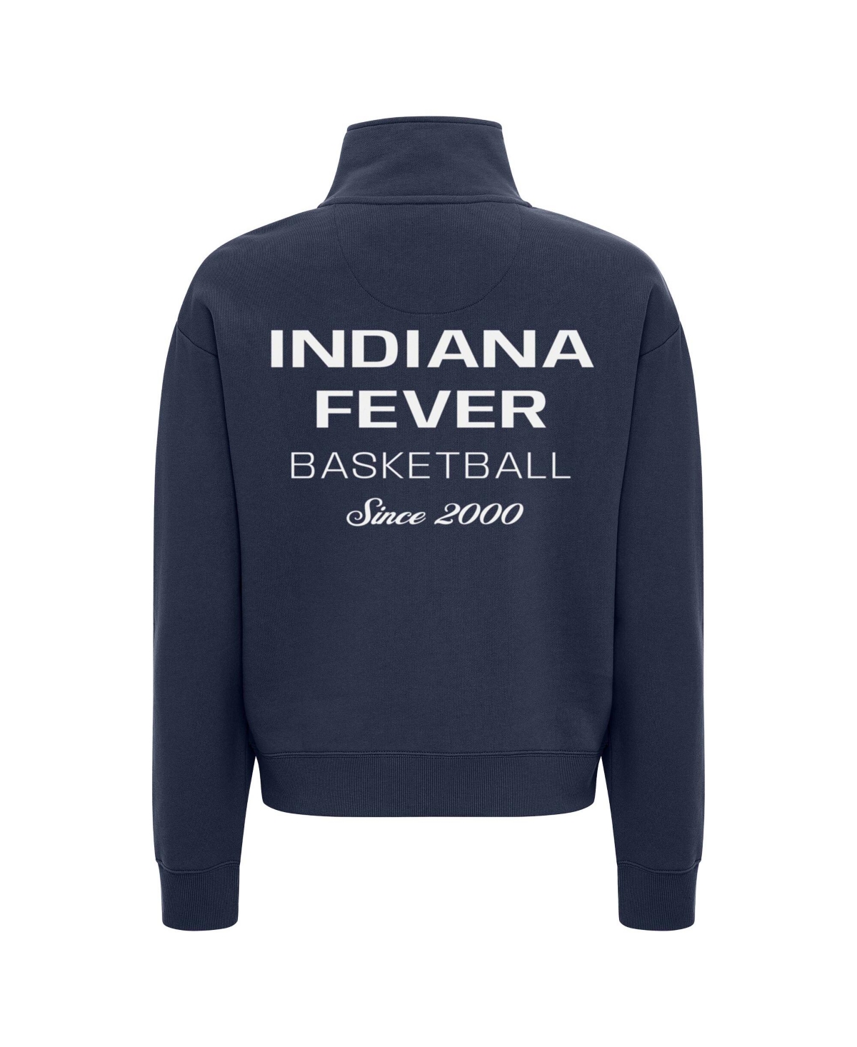 Sportiqe Women's Blue Indiana Fever Athletic Club Collection Marant Quarter-Zip Pullover