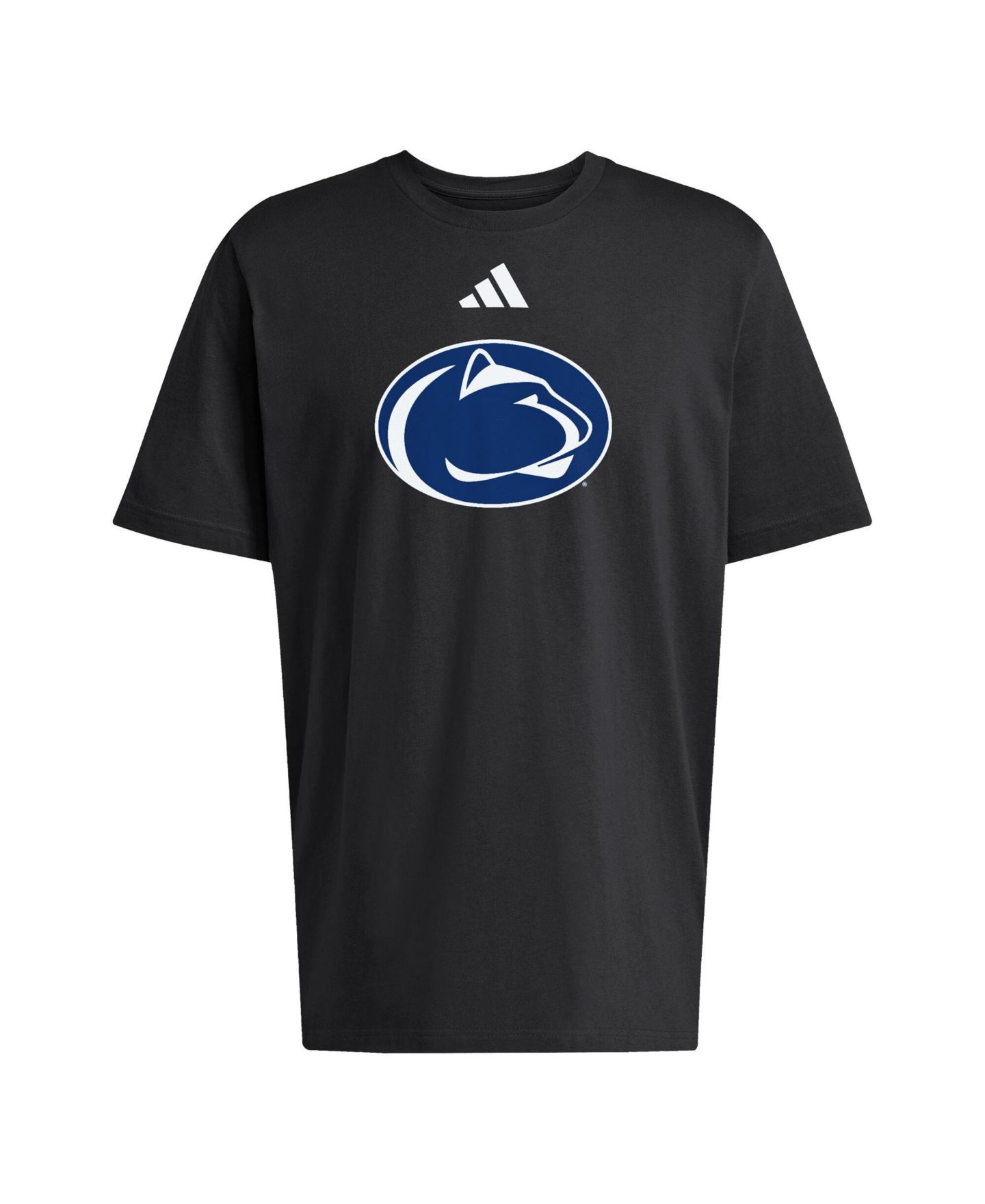 Мужская футболка adidas Black Penn State Nittany Lions Primary Logo — фото 3
