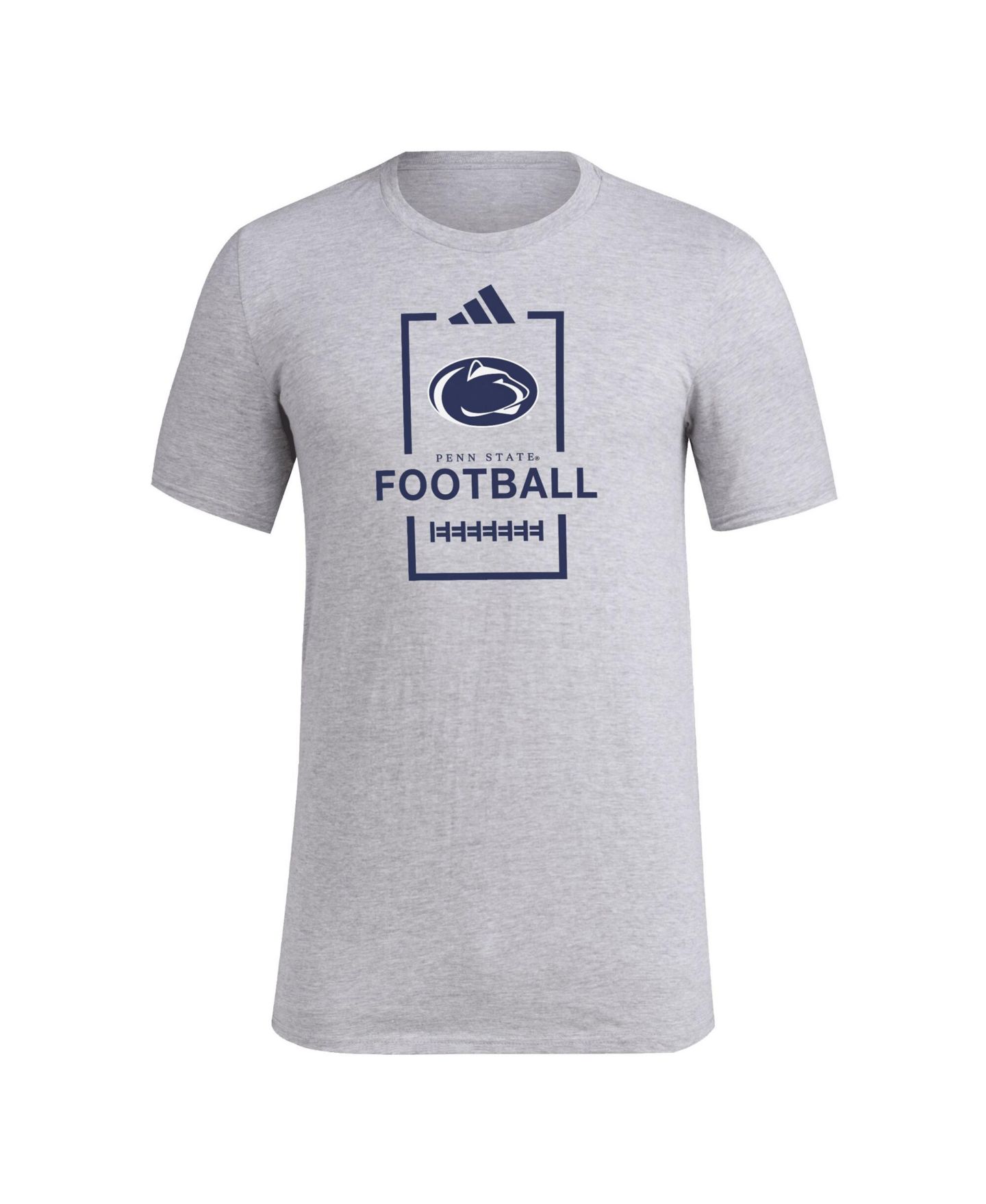 Мужская футболка adidas Gray Penn State Nittany Lions Football Polyester — фото 3