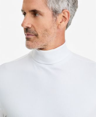 Men's Solid Turtleneck Shirt
