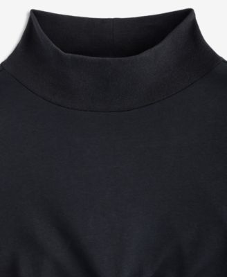 Club Room Men's Solid Mock Neck Shirt, Created for Macy's - Macy's