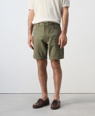 Men's Slim-Fit Denim 9.45" Bermuda Shorts