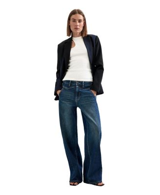 Women's High-Rise Wide-Leg Jeans