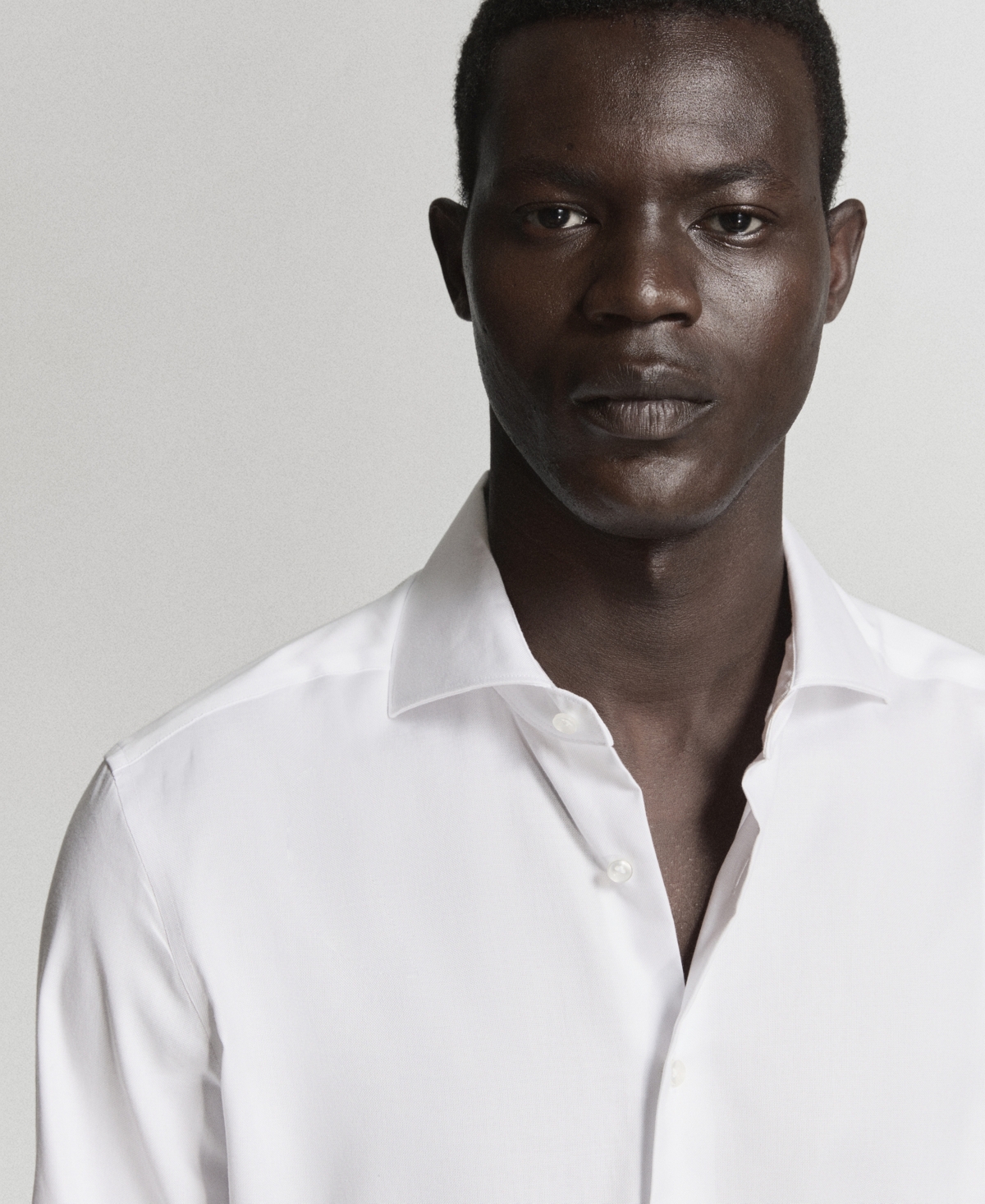 Mango Men's Cotton Slim-Fit Dress Shirt