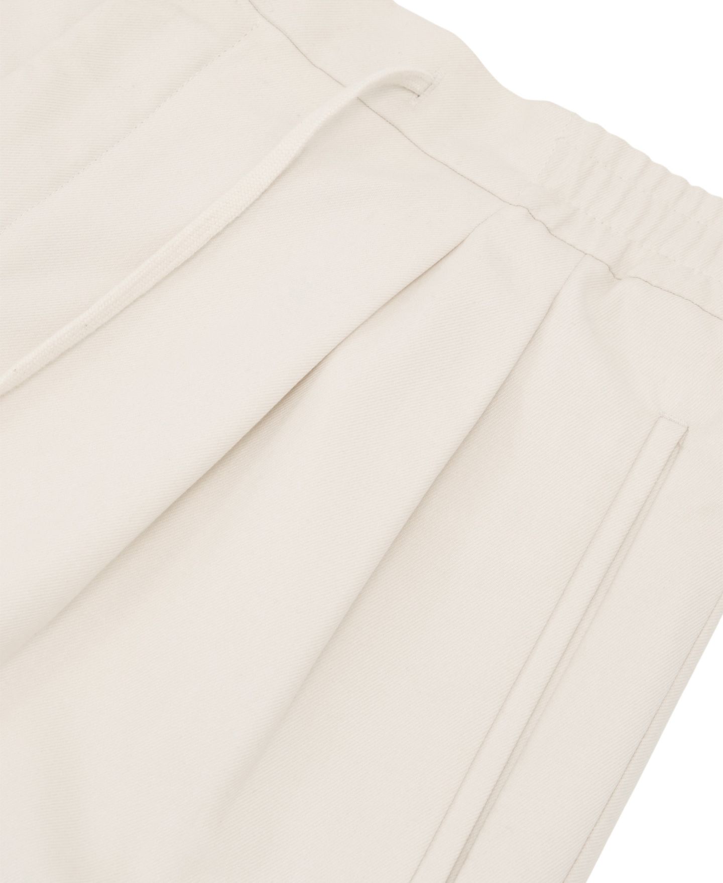 Мужские брюки REISS Arden Relaxed Twill Drawstring, цвет: Экрю — фото 6