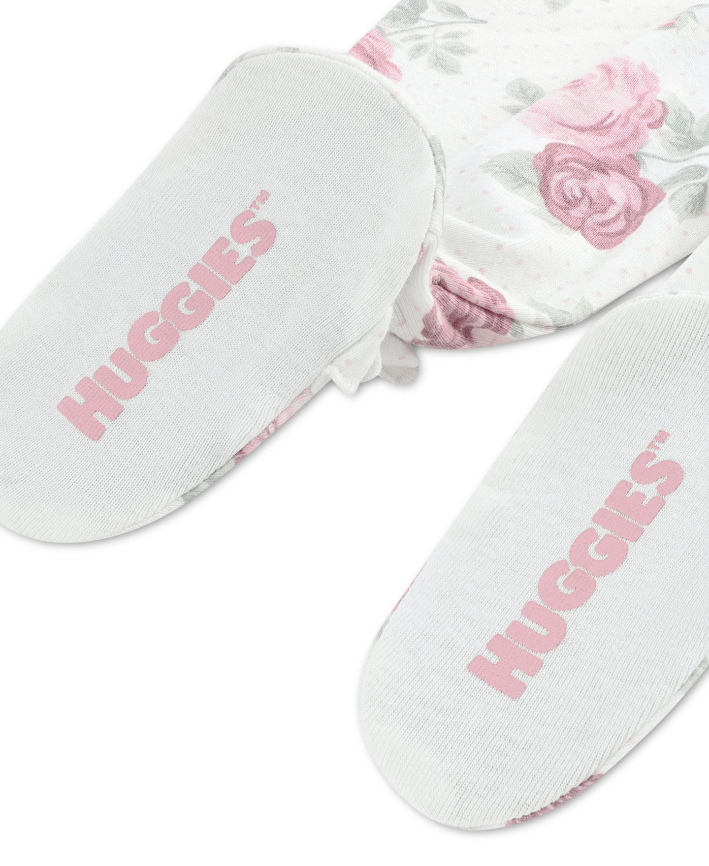 Детский комбинезон с ножками Huggies для девочки, длинный рукав, цвет: Снежный белый — фото 4