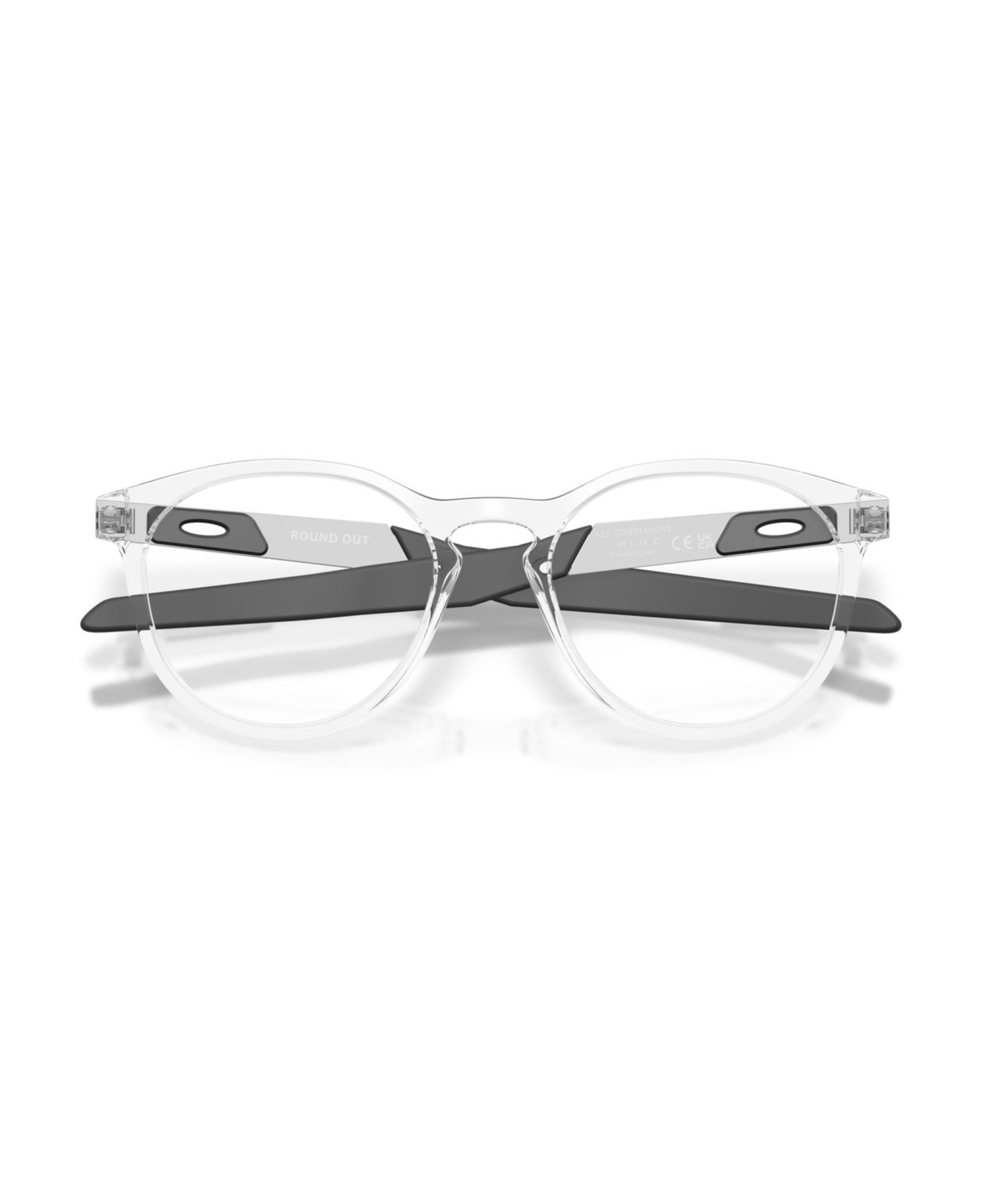 Женские очки Oakley Jr Child Round Out Youth Fit Eyeglasses, OY8014, цвет: Полированный прозрачный — фото 5